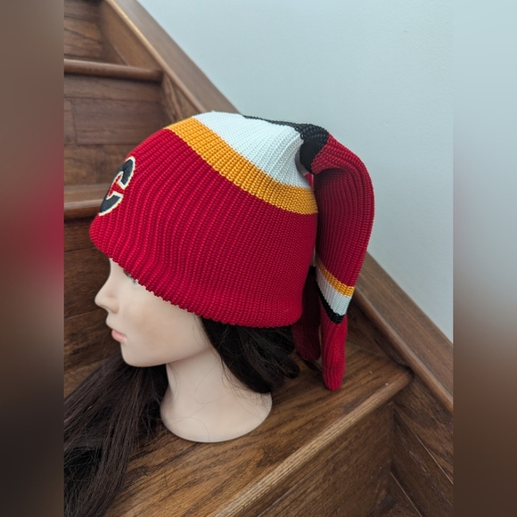 NHL Calgary Flames Hockey Sockey Reversible Toque OS - Picture 5 of 12